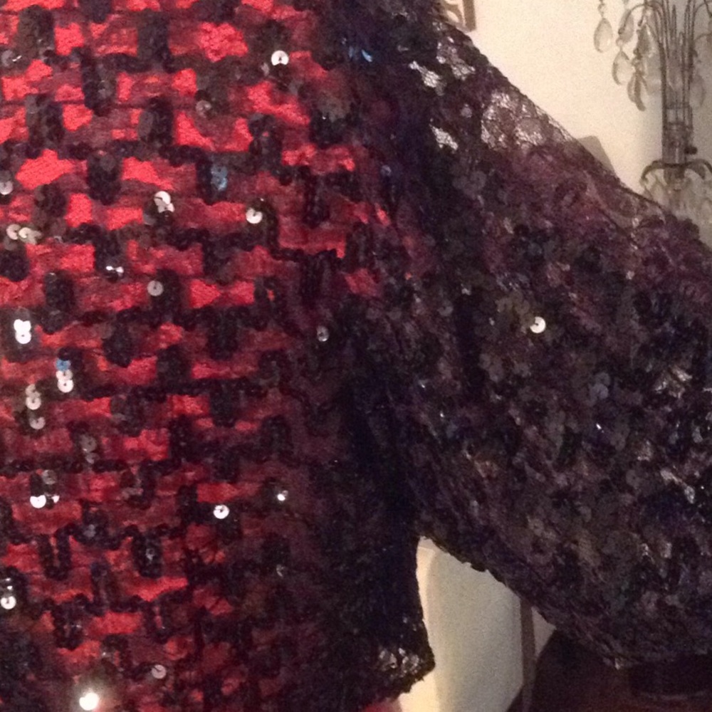 Sequin Crop Jacket - image 6